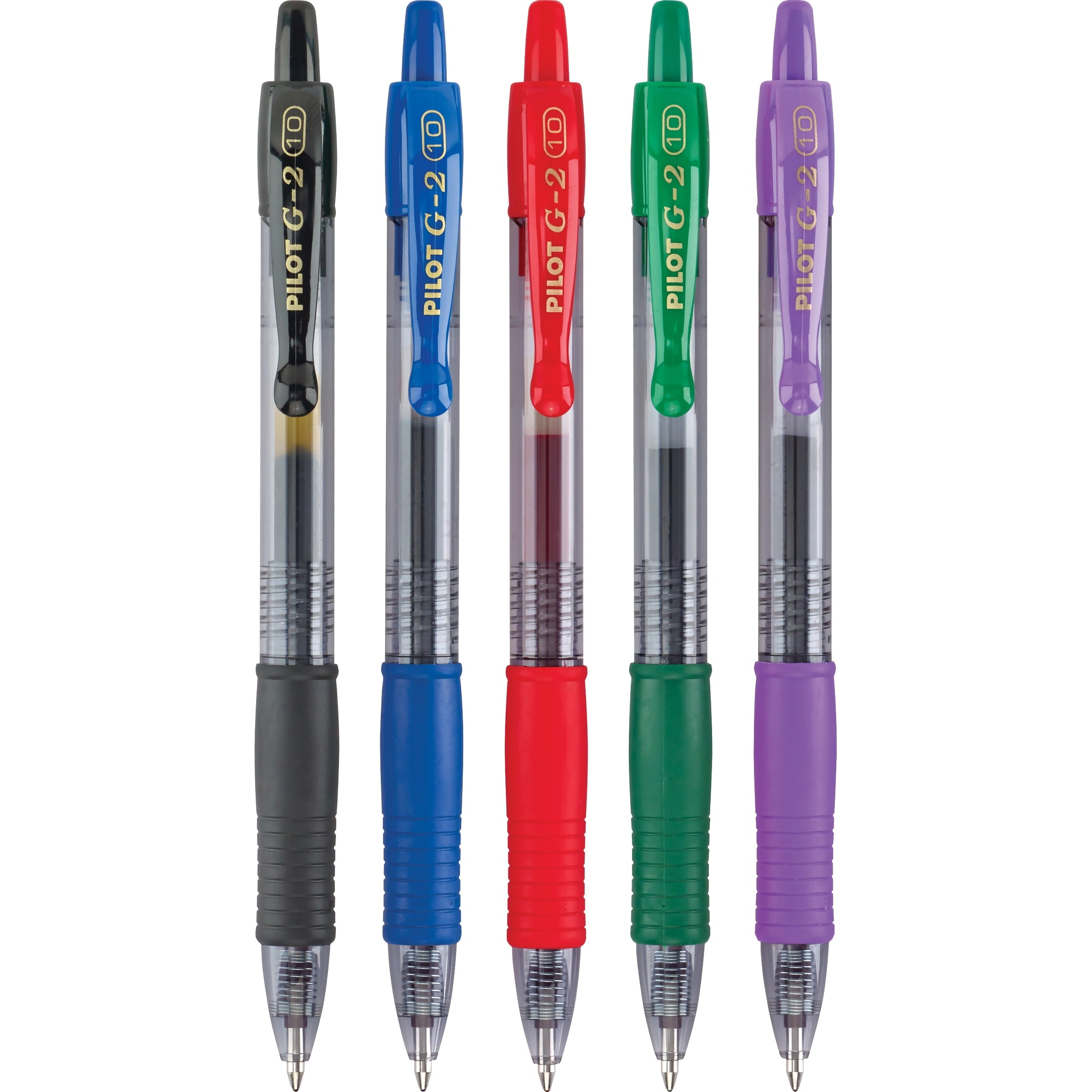 (3 pack) G2 Retractable Gel Ink Pens, Bold Point, 1.0mm, Assorted Colors, 5 Pack - Image 4