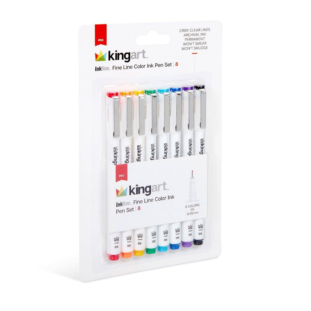 Inkline Fine Line Art Pens Set 8 Colors, Archival Japanese Ink Drawing Markers, Art Supplies - Image 6