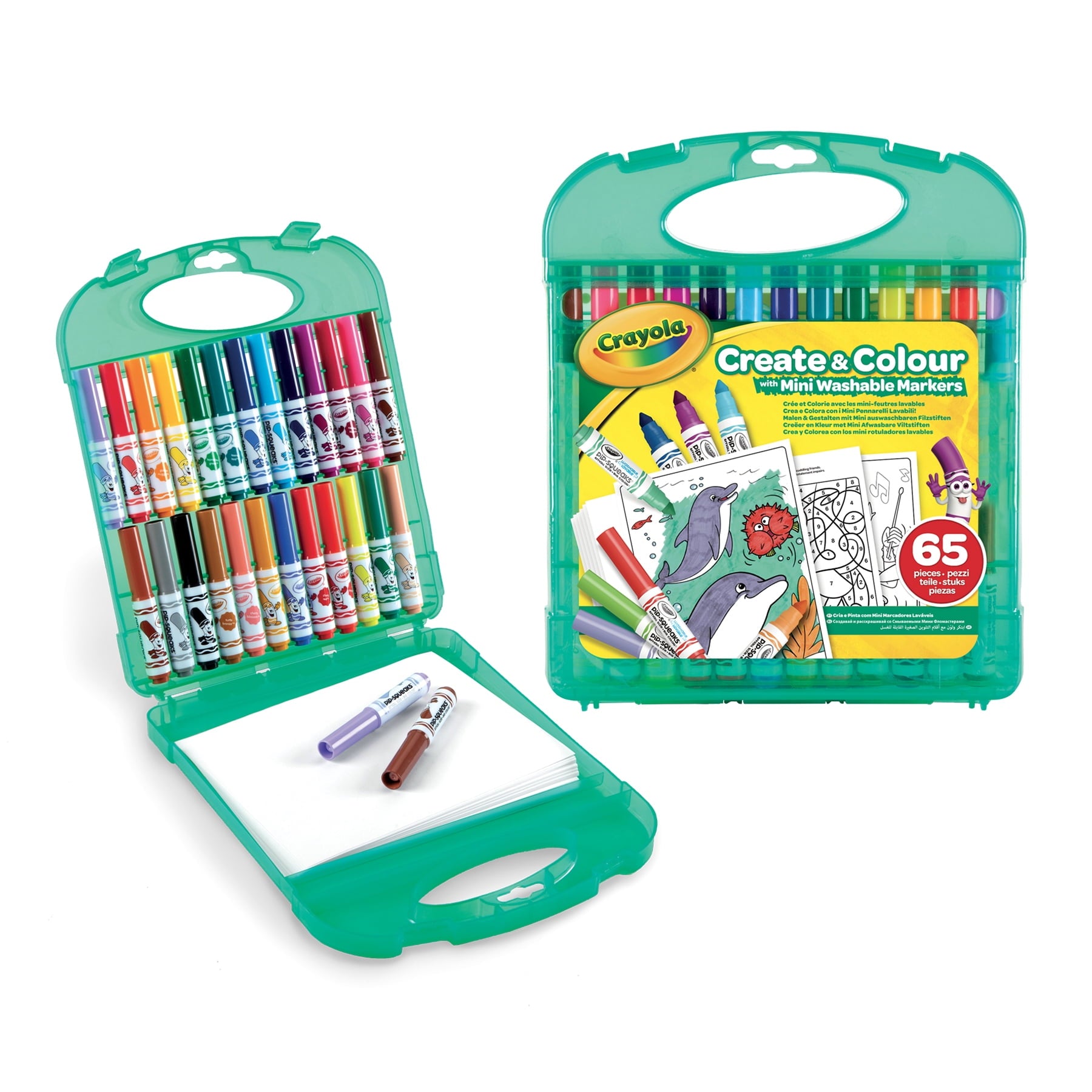 Pip Squeaks Washable Markers Set, Arts and Crafts Set, Gift for Kids, Ages 4, 5, 6, 7 - Image 3