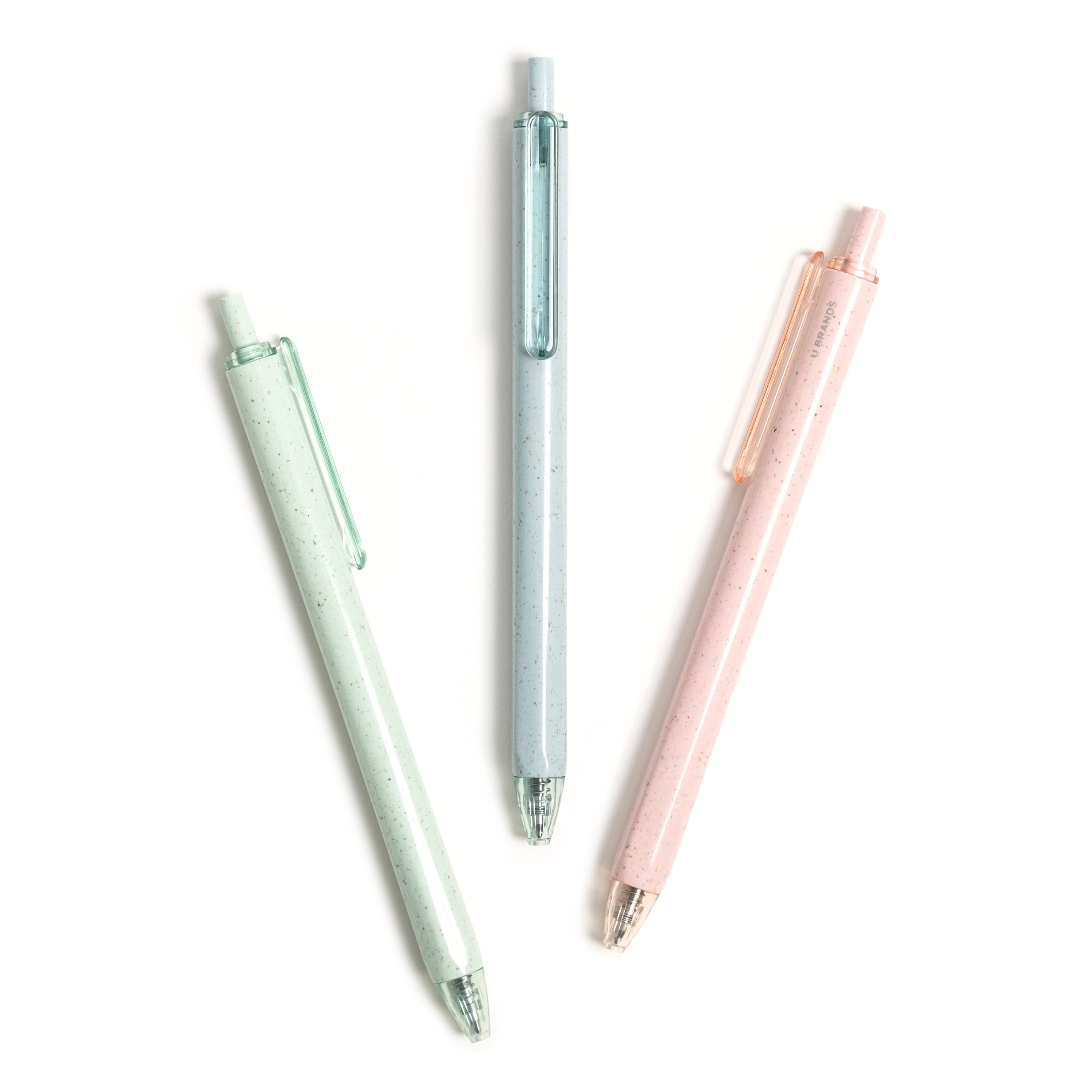 U Brands U-Eco Gel Pen, Black Ink, Pastel Speckle, 4 Count, 0.7mm - Image 4