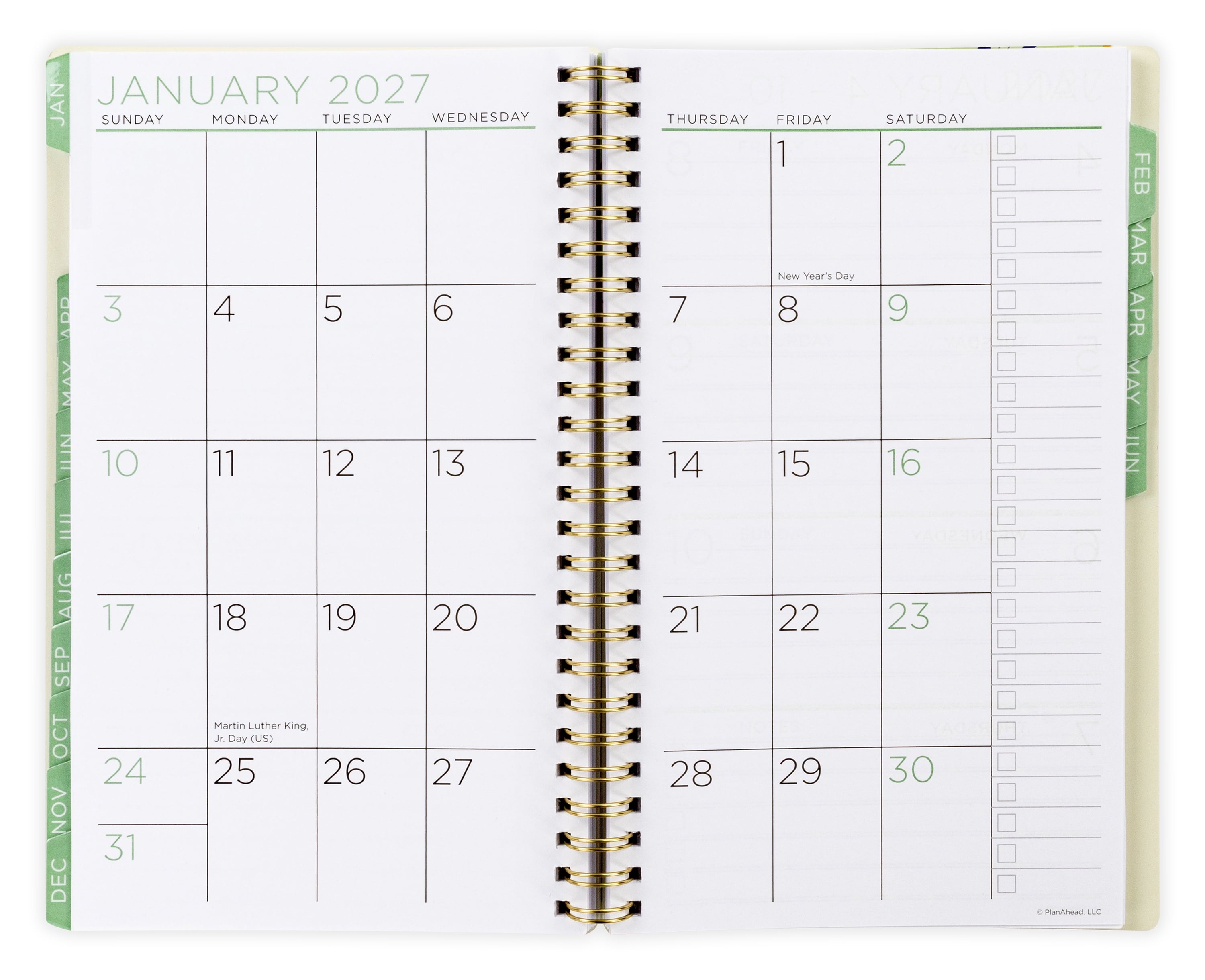 See It Bigger M/W Planner, Medium (5.5" x 8.75"), Floral, 15-Month: Apr 2026 - Jun 2027 - Image 5