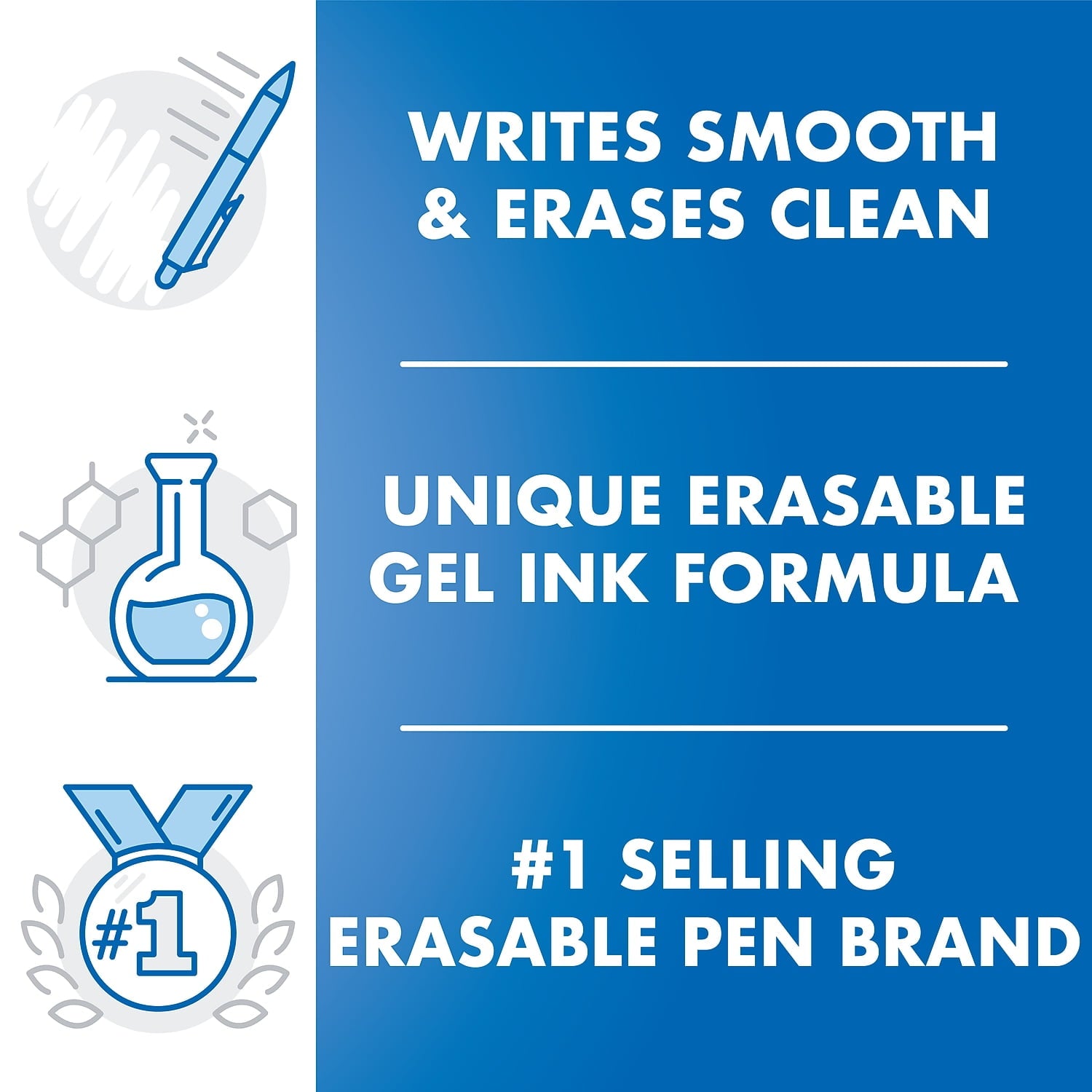 FriXion Erasable Color Markers, Bold Point, Assorted Ink, 8 Count - Image 2