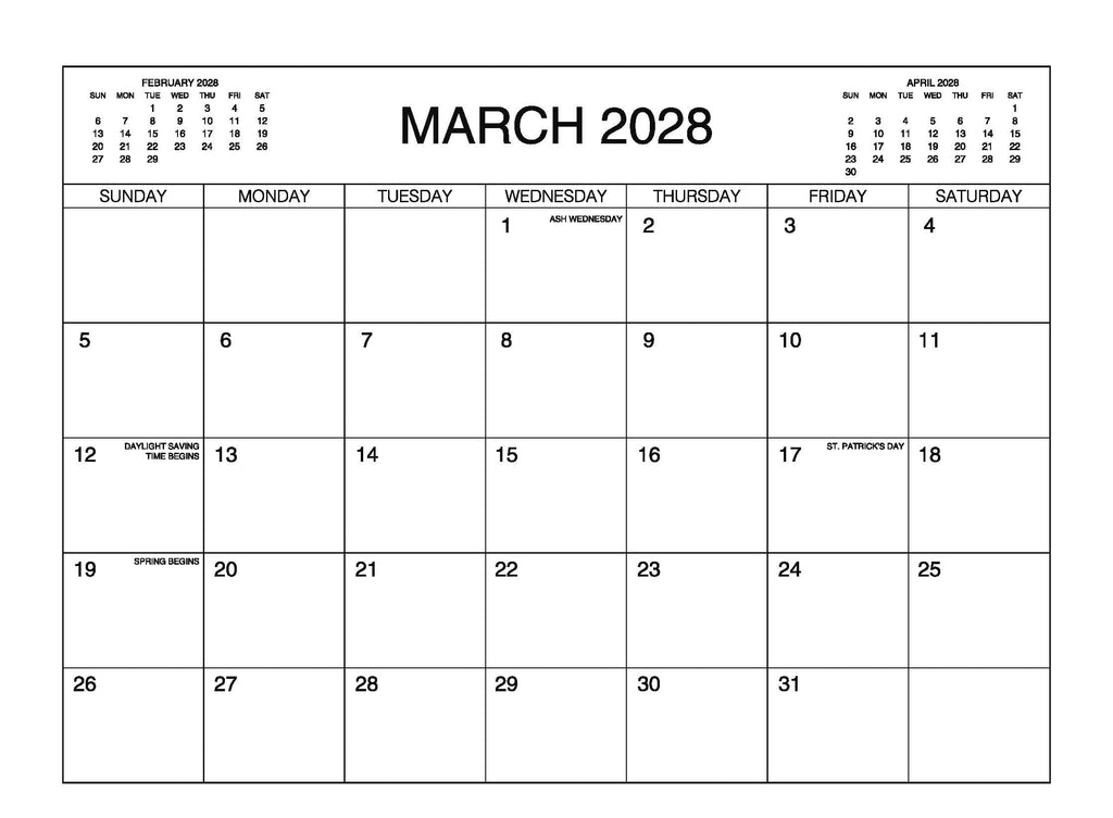 3 Year Calendar Planner Blue, 11 * 8.5'' JUL 2025 - JUN 2028 - Image 2