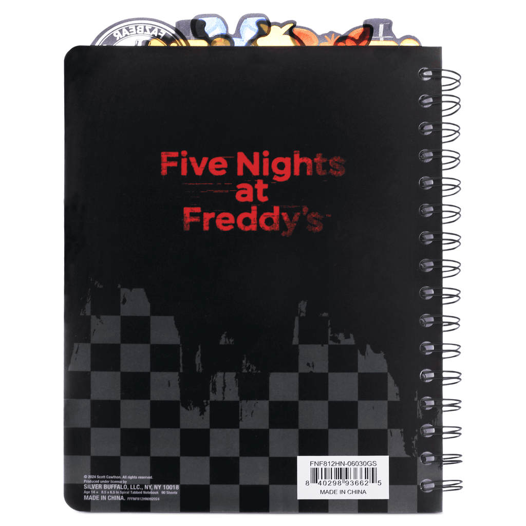 6-Tab Spiral Notebook, 7 x 9 inches, Teens and Adults - Image 3