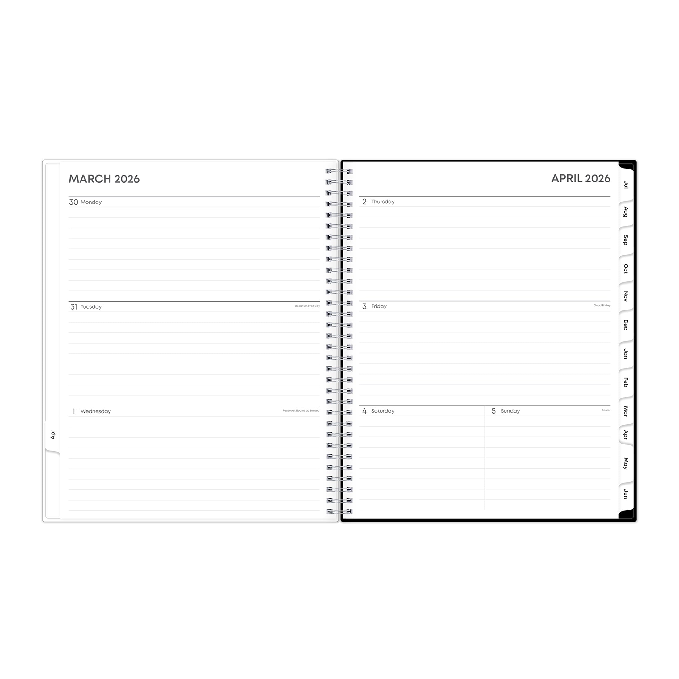 Blue Sky Monthly Weekly Planner, 8.5" x 11", Animal Print 15-Month (April 2026 - June 2027) - Image 4